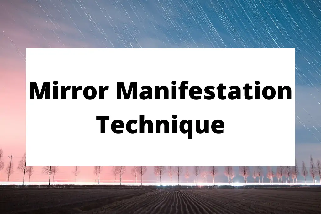 Spegel-manifestationsteknik